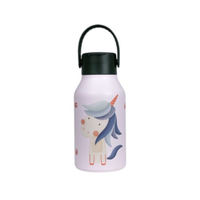 8435291897022 Runbott Garrafa Termo Mii Unicórnio 350ml | Mantém Frio 24h/Quente 12h com Palhinha