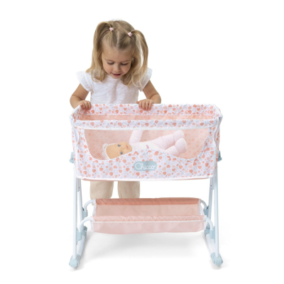7546515 Chicco Next2Me Berço de Brincar | Altura Ajustável e Modo Baloiço