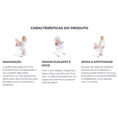 Chicco Cadeira de Papa para Boneca | Farmácia d'Arrábida