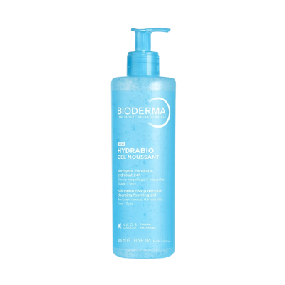 7580233 Bioderma Hydrabio Gel Moussant 400ml | Gel de Limpeza 3 em 1 - Pele Desidratada