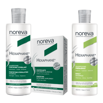 7597716 Noreva Coffret Queda Sazonal | Champô Fortificante + Comprimidos + Champô Extra Suave