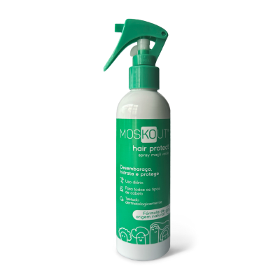 7552455 Moskout Hair Protect Spray Maçã Verde 250ml | Proteção Contra Piolhos