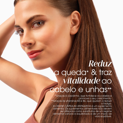 Klorane Capilar Antiqueda Suplemento 90 Cápsulas | Farmácia d'Arrábida