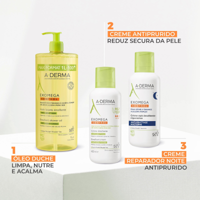 A-Derma Exomega Control Óleo de Limpeza 1000ml | Farmácia d'Arrábida