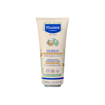 7552489 Mustela Condicionador Desembaraçador & Leave-In 200ml | Cabelos Longos e Encaracolados