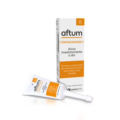 7308692 Aftum Gel Oral 10ml | Tratamento para Aftas - Proteção Intensa e Duradoura