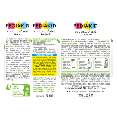 Pediakid Colicillus Bébé L.Reuteri+ Gotas 8ml | Farmácia d'Arrábida