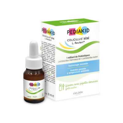 7552398 Pediakid Colicillus Bébé L.Reuteri+ Gotas 8ml | Probiótico para Cólicas do Bebé