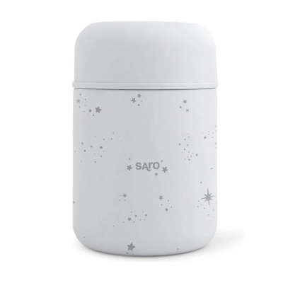 8424568522279 Saro Termo para Sólidos 300ml Cinza | Mantém Temperatura por 12 Horas