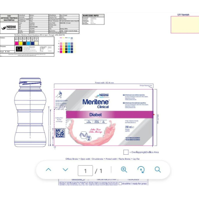 Meritene Clinical Diabet Morango 4x200ml  | Farmácia d'Arrábida