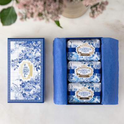 Castelbel 3 Sabonetes Portus Cale Gold & Blue 3x150g | Farmácia d'Arrábida
