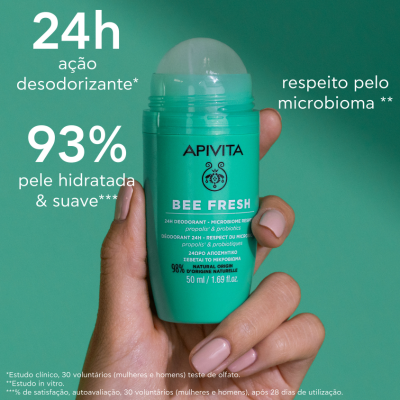 Apivita Pack Bee Fresh Deo 24H 2x50ml | Farmácia d'Arrábida