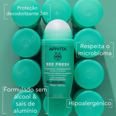 Apivita Pack Bee Fresh Deo 24H 2x50ml | Farmácia d'Arrábida