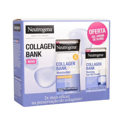 7575191 Neutrogena Coffret Collagen Bank | Creme SPF30 + Gel Olhos