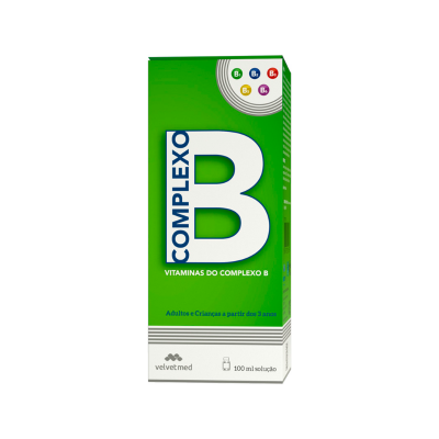 7396754 COMPLEXO B Xarope 100ml | Sabor Banana | Vitaminas B para Energia | +3 Anos