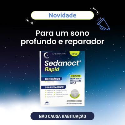 Sedanoct Rapid 30 Comprimidos | Farmácia d'Arrábida