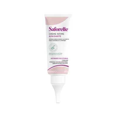 Saforelle Creme Calmante Íntimo 40ml  | Alívio Pós-Depilação | Bardana e Alantoína