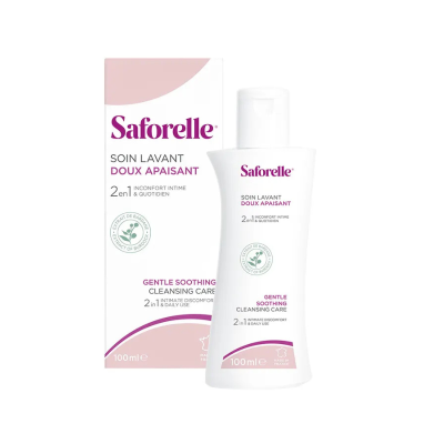 Saforelle Solução de Lavagem 100ml Suave sem Sabão | Com Bardana | pH Fisiológico