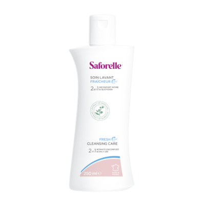 7077958 Saforelle Solução Lavagem Frescura 250ml | Frescura até 12h | Gel Íntimo Sem Sabão