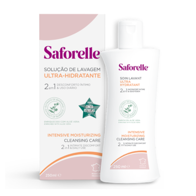 Saforelle Solução Lavagem Ultra-Hidratante 250ml | Farmácia d'Arrábida