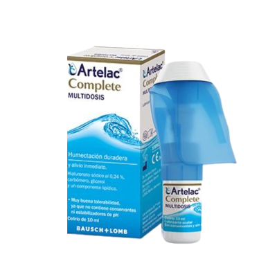 6289561 Artelac Complete Lubrificante Ocular 10ml | Sistema Inteligente 3 Camadas | Ácido Hialurónico