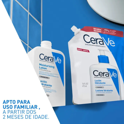 CeraVe Recarga Loção Hidratante 473ml -30% | Farmácia d'Arrábida