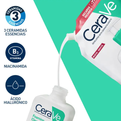 CeraVe Recarga Gel Espuma de Limpeza 473ml -30% | Farmácia d'Arrábida
