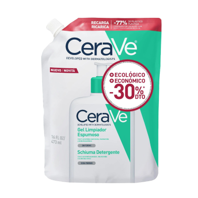 7586966 CeraVe Gel Espuma de Limpeza 473ml -30% | Controlo Oleosidade | Pele Normal a Oleosa | Sem Perfume