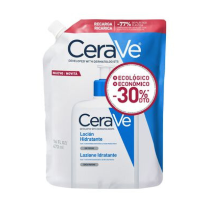 7586974 CeraVe Recarga Loção Hidratante 473ml -30% | 24h Hidratação Toda a Família +2Meses | Pele Seca a Muito Seca