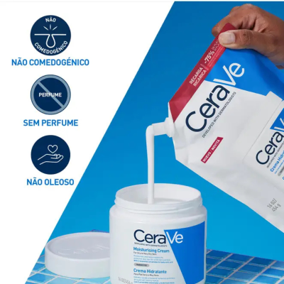 CeraVe Recarga Creme Hidratante 473ml -30% | Farmácia d'Arrábida