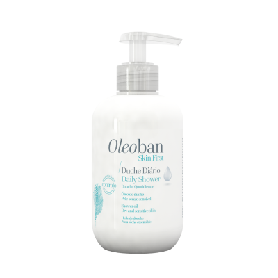 6816827 Oleoban Duche Diário 500ml | Gel Limpeza Ultra-Suave | Protege Pele Sensível e Atópica | Adultos e Crianças