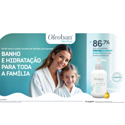 Oleoban Duche Diário 500ml | Farmácia d'Arrábida