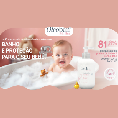 Oleoban Bebé Banho 500ml | Farmácia d'Arrábida
