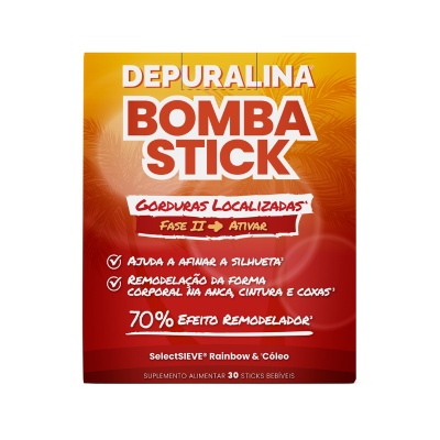 6347997 Depuralina Bombastick Saquetas 30x12,5ml | Redução Anca, Cintura, Coxas | Remodelação Silhueta