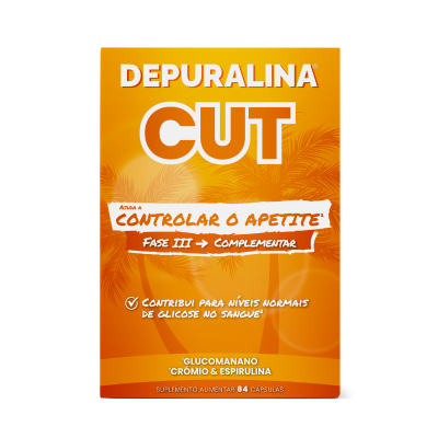 7395145 Depuralina Cut Apetite 84 Cápsulas | Controlo do Apetite e Saciedade | Apoio à Perda de Peso