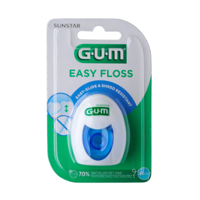 6574350 Gum Easy Floss Fio Dentário 30 Metros | Desliza Facilmente | Para Dentes Apertados
