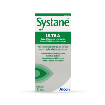 6157362 Systane ULTRA Gotas Oftálmicas 10ml | Colírio Ação Rápida para Olho Seco