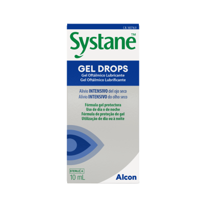 6292987 Systane Gel Drops Gel Oftálmico 10ml | Para Olho Seco Severo e Uso Noturno | Alívio Prolongado