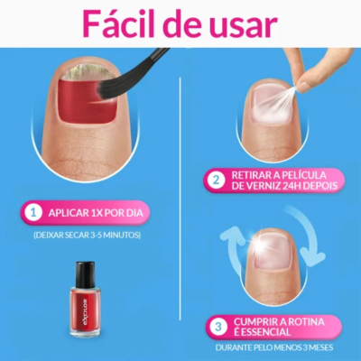 Excilor Forte Color Verniz Vermelho 30ml | Farmácia d'Arrábida