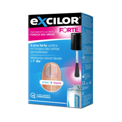 7301945 Excilor Forte Verniz 30ml | Tratamento Diário 24h para Fungos nas Unhas
