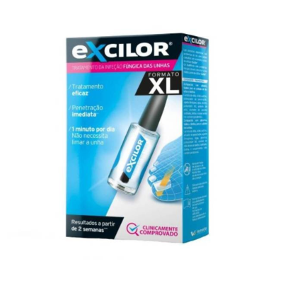 6471490 Excilor XL Solução Fúngica Unhas 7ml | Verniz  Trata e Reconstroi a Unha | Sem Necessidade de Lixar