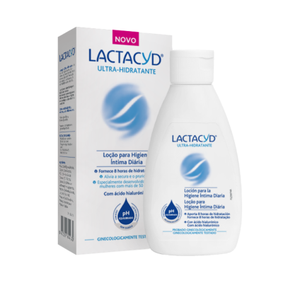 7253781 Lactacyd Ultra-Hidratante Loção 200ml | 8h Hidratação Íntima | Alivia Secura & Comichão