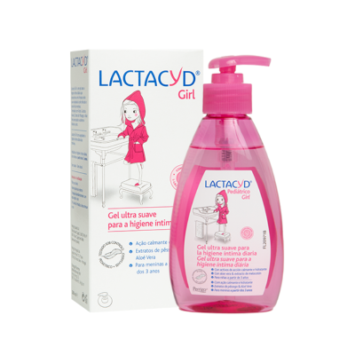 6041368 Lactacyd Girl 200ml | Gel Íntimo para Meninas +3Anos | Suave com Pêssego e Aloé Vera