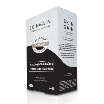 6354837 SKINGAIN Colagénio 30 Saquetas | Aumenta a Firmeza e Hidratação da Pele