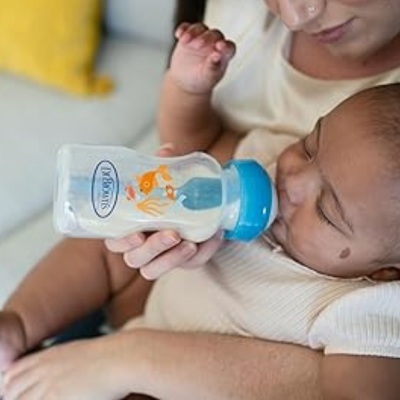 Dr. Brown's  Biberão Anticólicas 270ml Azul 0+M | Farmácia d'Arrábida