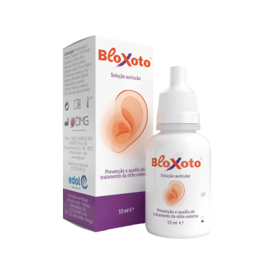6293100 Bloxoto Solução Auricular 15ml | Prevenção Otite do Nadador | Proteção para Ouvidos | Adultos e Crianças