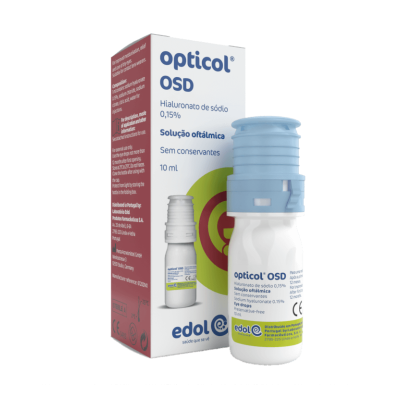 7751461 Opticol OSD Gotas Oftálmicas 10ml | Para Secura Ocular | Sem Conservantes