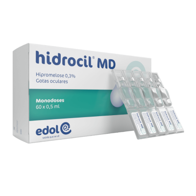 Hidrocil MD 60 Unidoses 0.5ml sem Conservantes | Para Secura Ocular e Lentes de Contacto