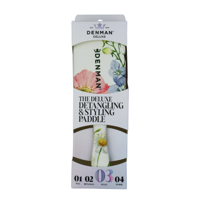 Denman D38 Escova Styler & Desembaraçadora Deluxe Floral | Farmácia d'Arrábida