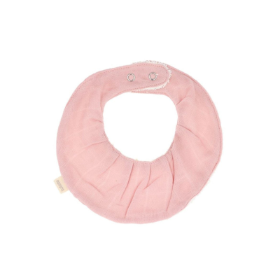 Tutete Seca Babinhas Leaves Rosa | Fase Dentição | Suave com 2 Fechos de Pressão